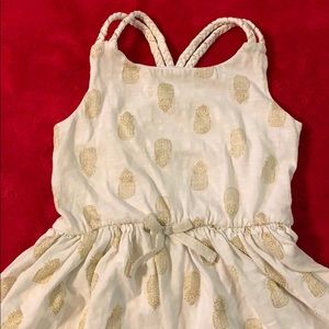 Pineapple girls dress